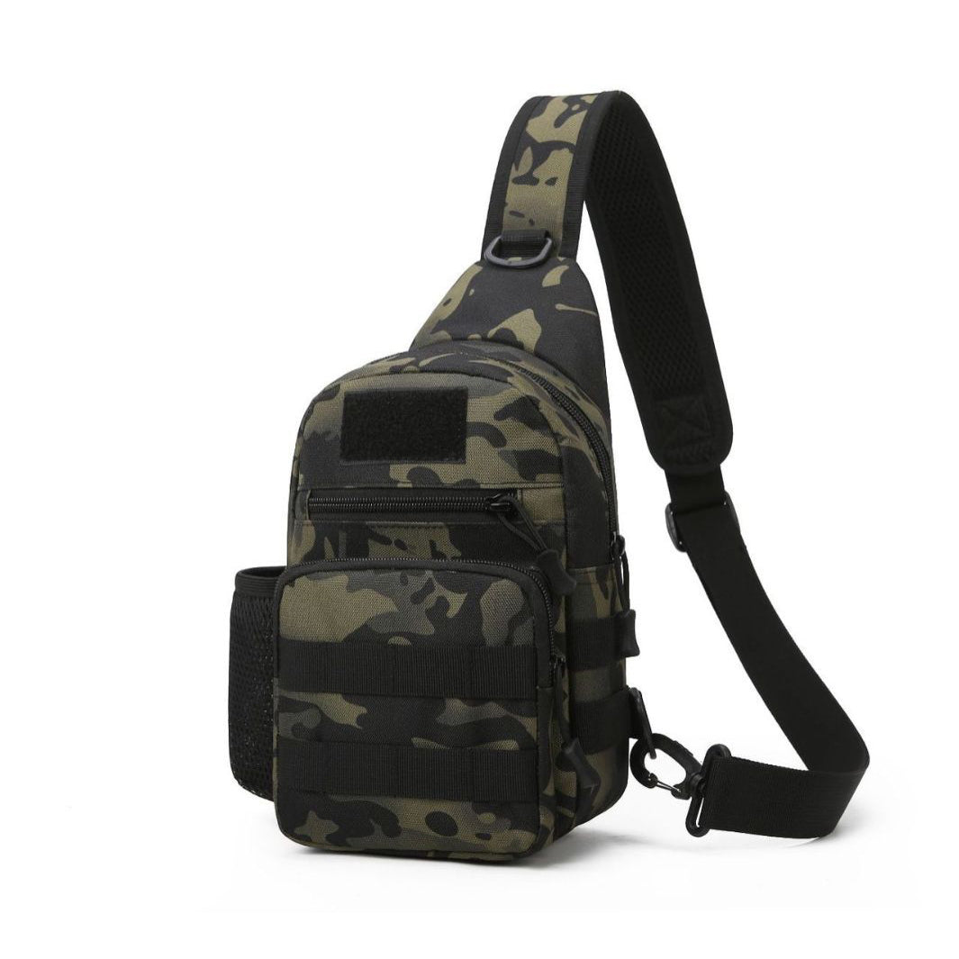 Tactical Chest Bag with Molle Water Bottle Holder