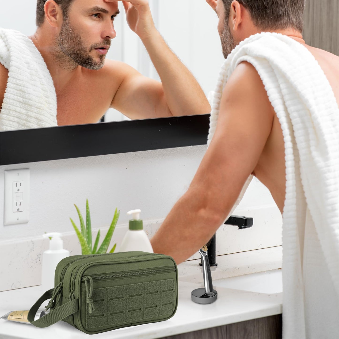 Tactical Toiletry Bag for Men – Hygiene & Storage Organizer