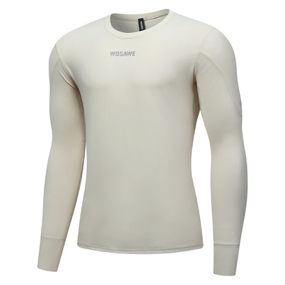 Thermal Fleece Lined Base Layer Shirt for Men & Women – Warm Long Sleeve for Outdoor Sports & Cycling