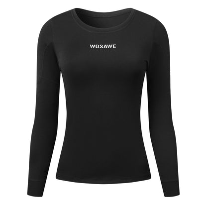 Thermal Fleece Lined Base Layer Shirt for Men & Women – Warm Long Sleeve for Outdoor Sports & Cycling