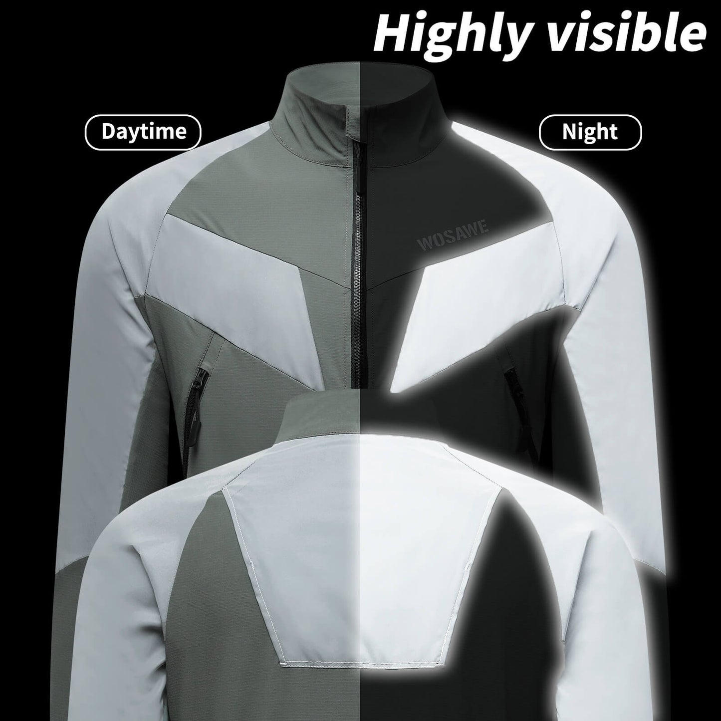 Unisex Cycling Jacket – Windproof, Reflective & Lightweight Outdoor Sports Coat