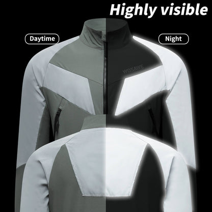 Unisex Cycling Jacket – Windproof, Reflective & Lightweight Outdoor Sports Coat