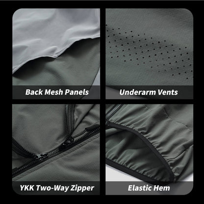 Unisex Cycling Jacket – Windproof, Reflective & Lightweight Outdoor Sports Coat