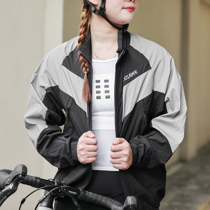 Unisex Cycling Jacket – Windproof, Reflective & Lightweight Outdoor Sports Coat