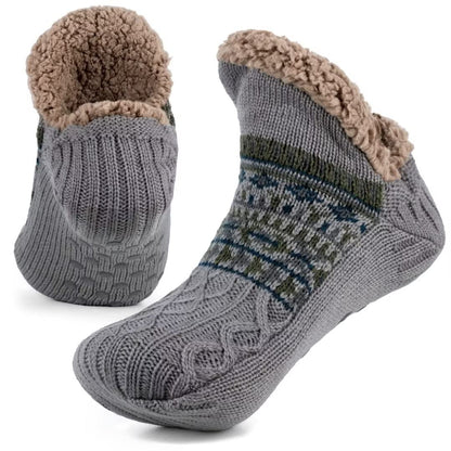 Warm Non-Slip Slipper Sock Slippers – Cozy Fleece House Socks for Women & Men
