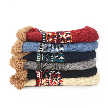 Warm Non-Slip Slipper Sock Slippers – Cozy Fleece House Socks for Women & Men