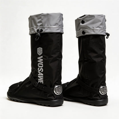 Waterproof Tall Rain Shoe Covers – Anti-Slip Overshoes for Cycling & Outdoor Use