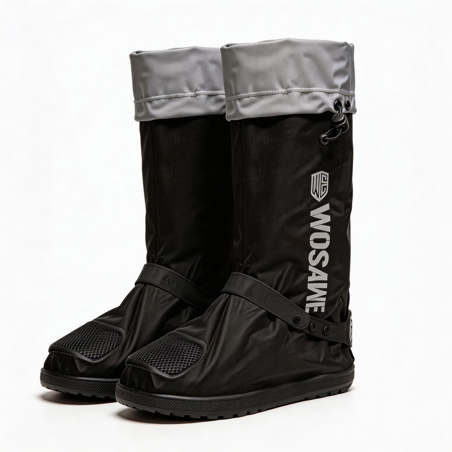 Waterproof Tall Rain Shoe Covers – Anti-Slip Overshoes for Cycling & Outdoor Use