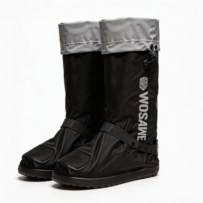 Waterproof Tall Rain Shoe Covers – Anti-Slip Overshoes for Cycling & Outdoor Use