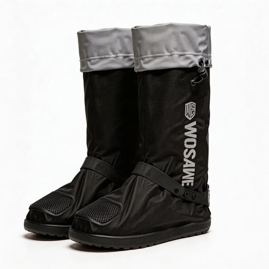 Waterproof Tall Rain Shoe Covers – Anti-Slip Overshoes for Cycling & Outdoor Use