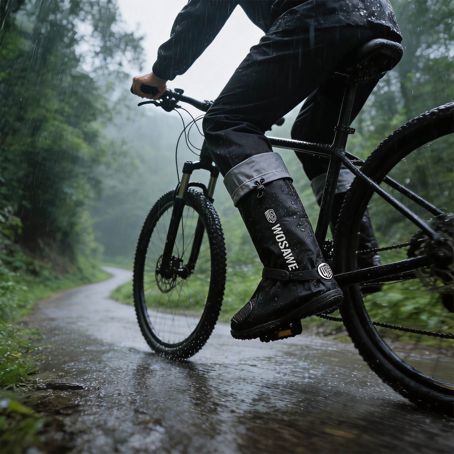 Waterproof Tall Rain Shoe Covers – Anti-Slip Overshoes for Cycling & Outdoor Use