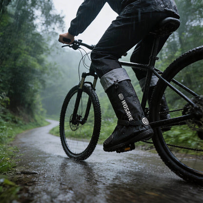 Waterproof Tall Rain Shoe Covers – Anti-Slip Overshoes for Cycling & Outdoor Use