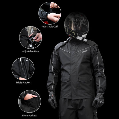 Waterproof Windproof Outdoor Jacket – Motorcycle, Cycling & Hiking Coat