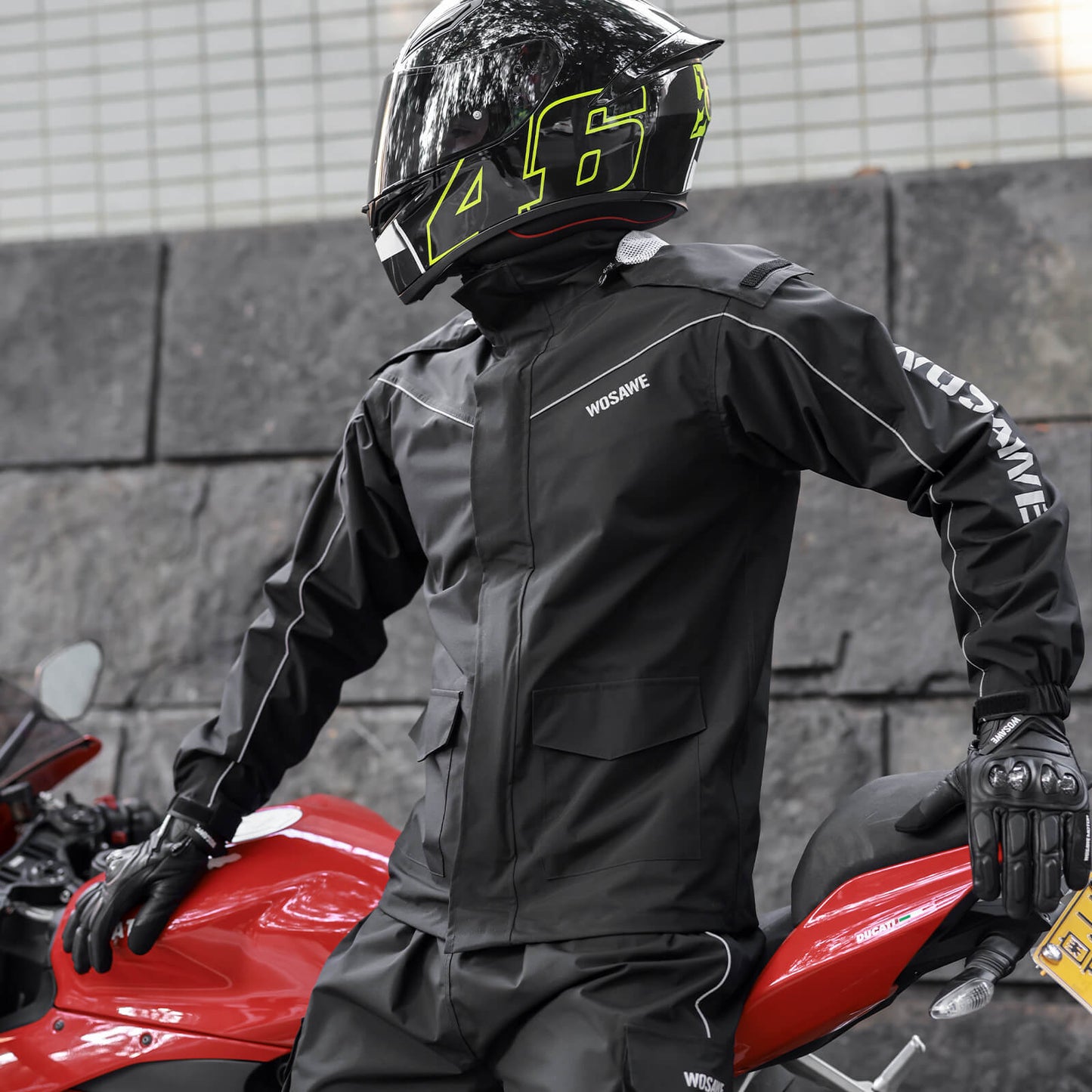 Waterproof Windproof Outdoor Jacket – Motorcycle, Cycling & Hiking Coat