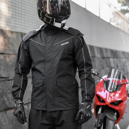 Waterproof Windproof Outdoor Jacket – Motorcycle, Cycling & Hiking Coat