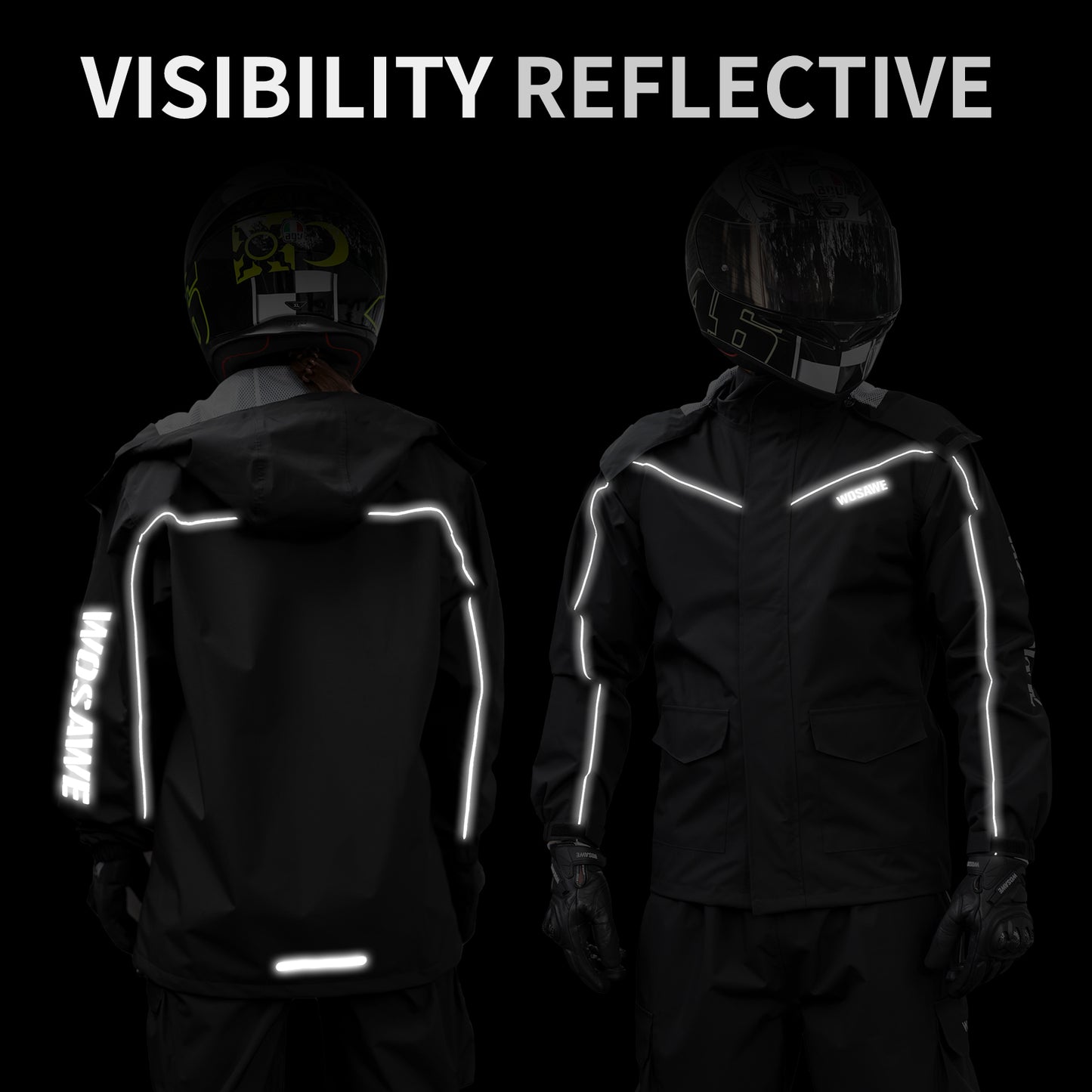 Waterproof Windproof Outdoor Jacket – Motorcycle, Cycling & Hiking Coat