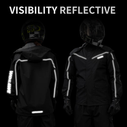 Waterproof Windproof Outdoor Jacket – Motorcycle, Cycling & Hiking Coat