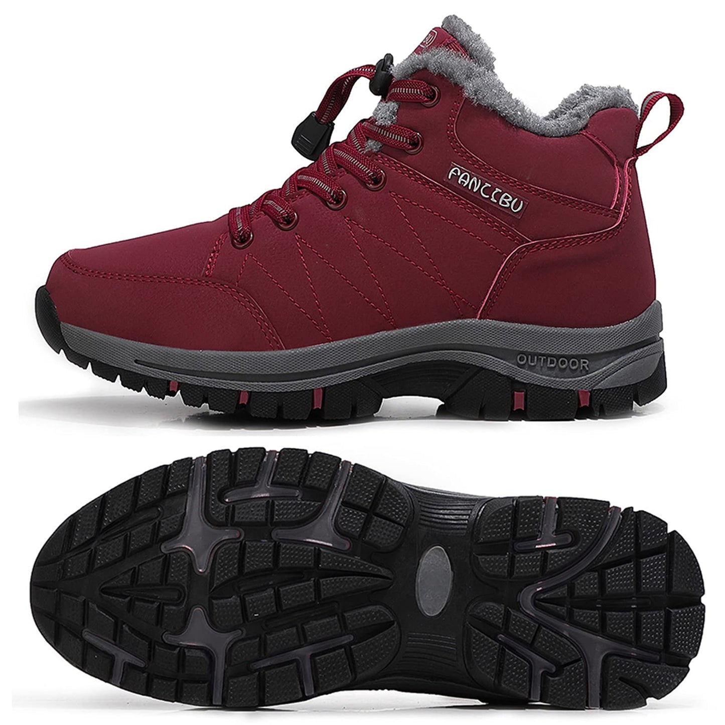 Waterproof Non-Slip Snow Boots for Winter - Outdoor Trekking Hiking Shoes – Unisex