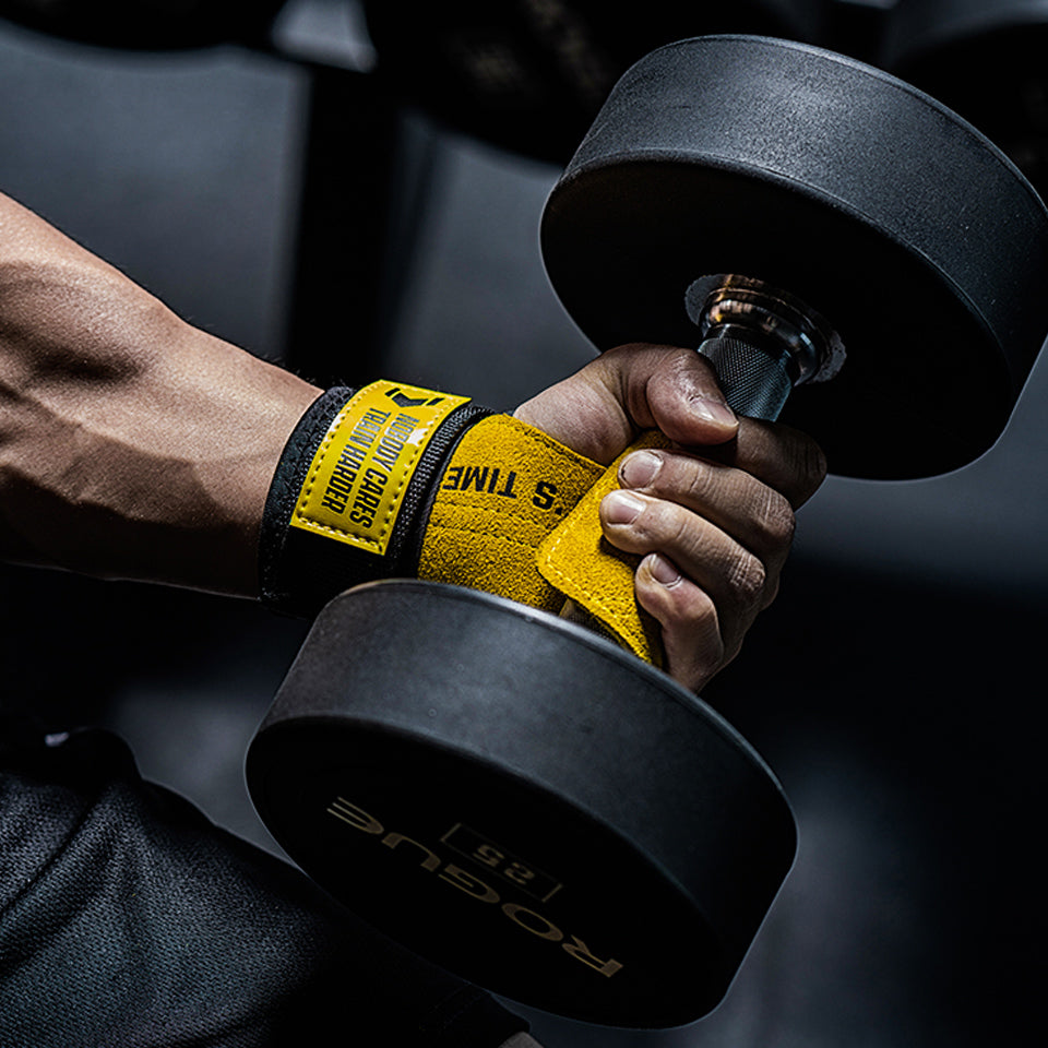 Weight Lifting Straps with Adjustable Fit for Gym Power Training