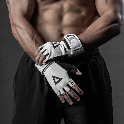 Weightlifting Gloves with 40 cm Wrist Strap for Strength Training