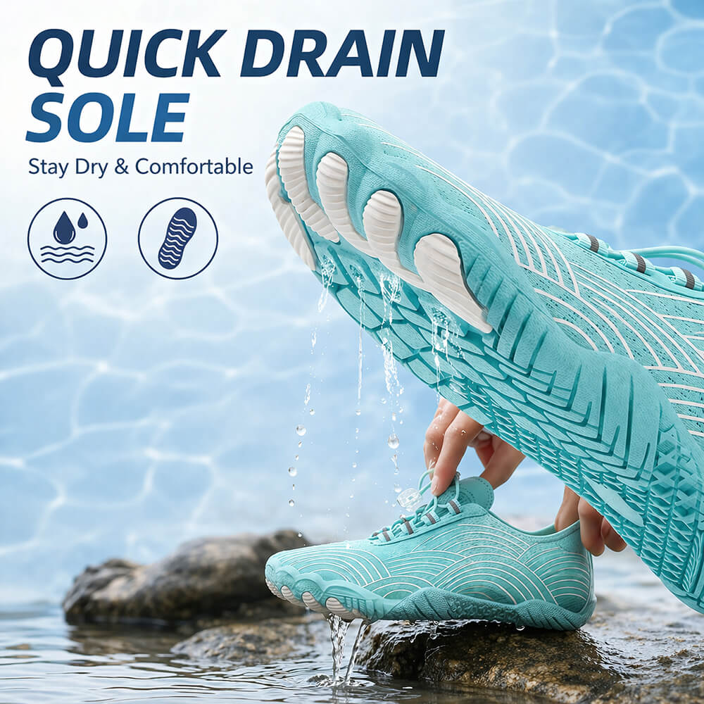 Wide Toe Barefoot Water Shoes – Quick-Dry for Water Sports