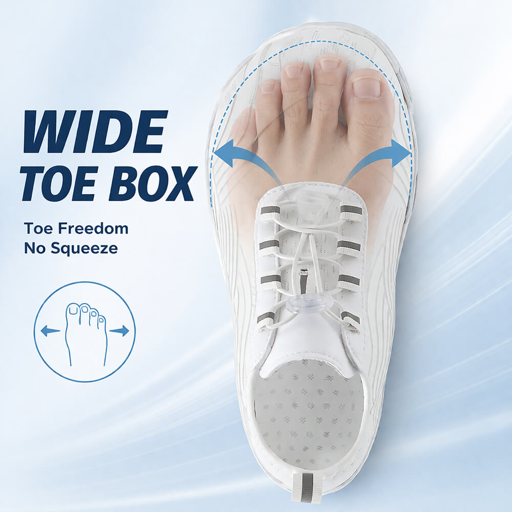 Wide Toe Barefoot Water Shoes – Quick-Dry for Water Sports