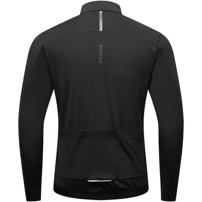 Winter Fleece Cycling Jacket for Men & Women – Reflective Design, Multiple Pockets