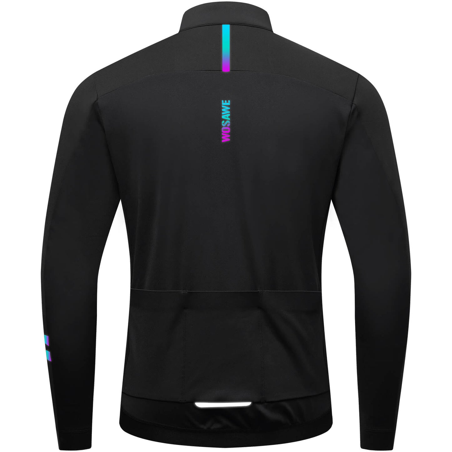 Winter Fleece Cycling Jacket for Men & Women – Reflective Design, Multiple Pockets