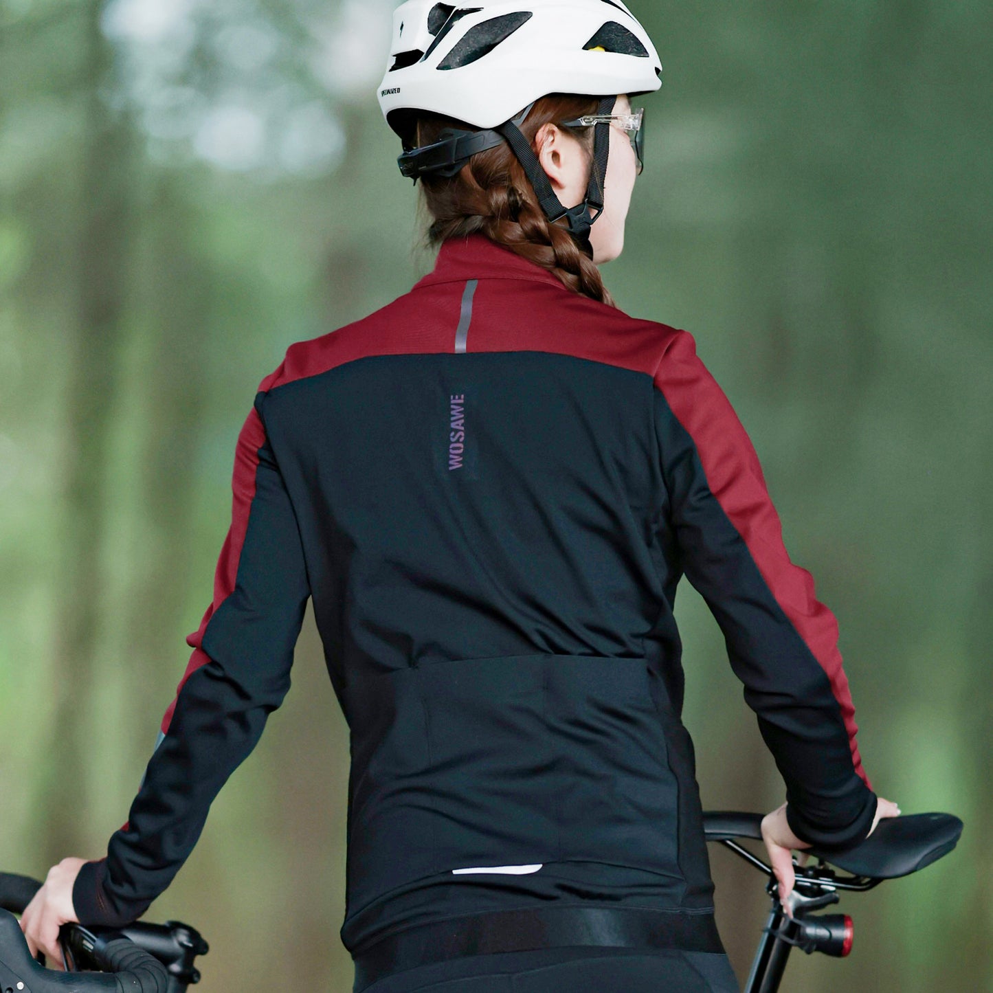 Winter Fleece Cycling Jacket for Men & Women – Reflective Design, Multiple Pockets