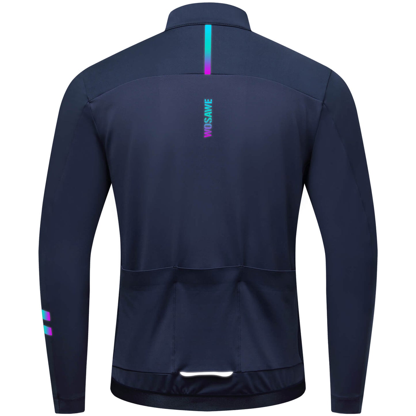 Winter Fleece Cycling Jacket for Men & Women – Reflective Design, Multiple Pockets