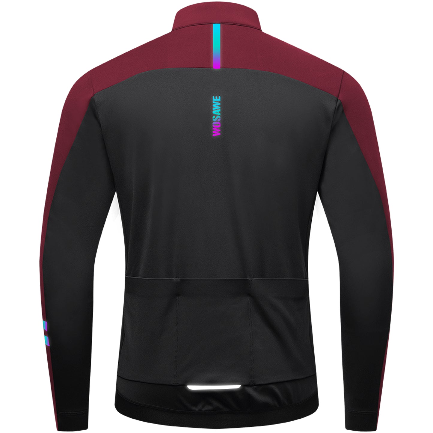 Winter Fleece Cycling Jacket for Men & Women – Reflective Design, Multiple Pockets