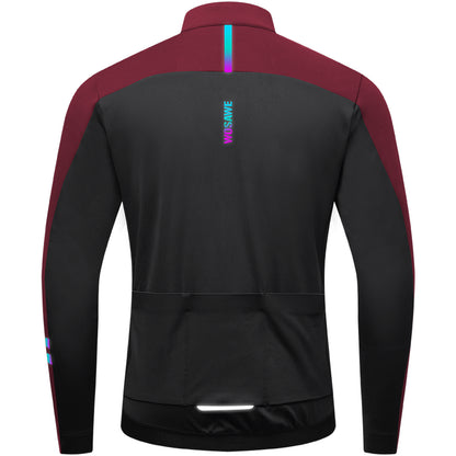 Winter Fleece Cycling Jacket for Men & Women – Reflective Design, Multiple Pockets