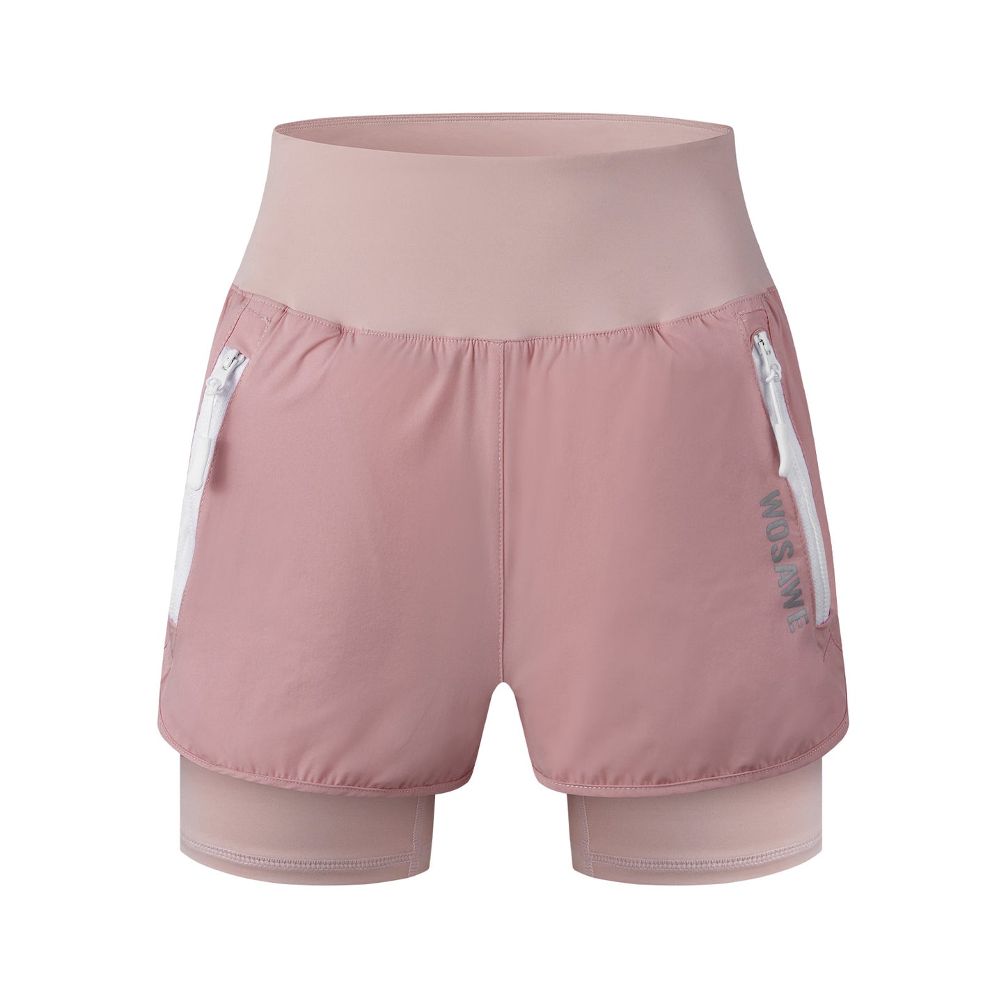 Women’s 2-in-1 Cycling Shorts with 4D Padding – Quick-Dry MTB Bike Shorts