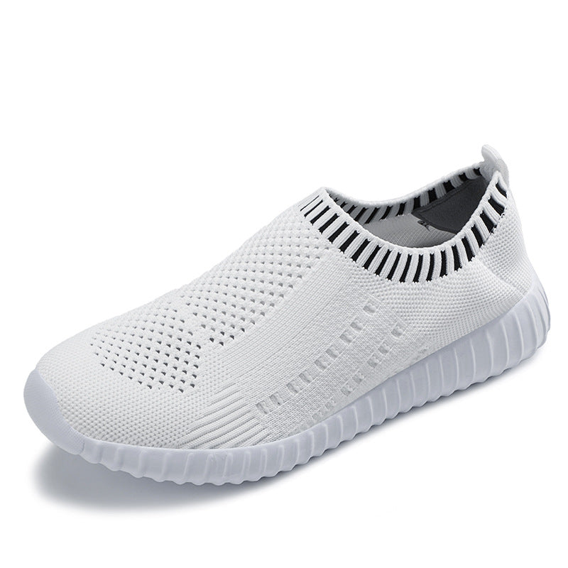 Women’s Athletic Trainers - Lightweight Slip-On Walking Shoes, Breathable Sneakers