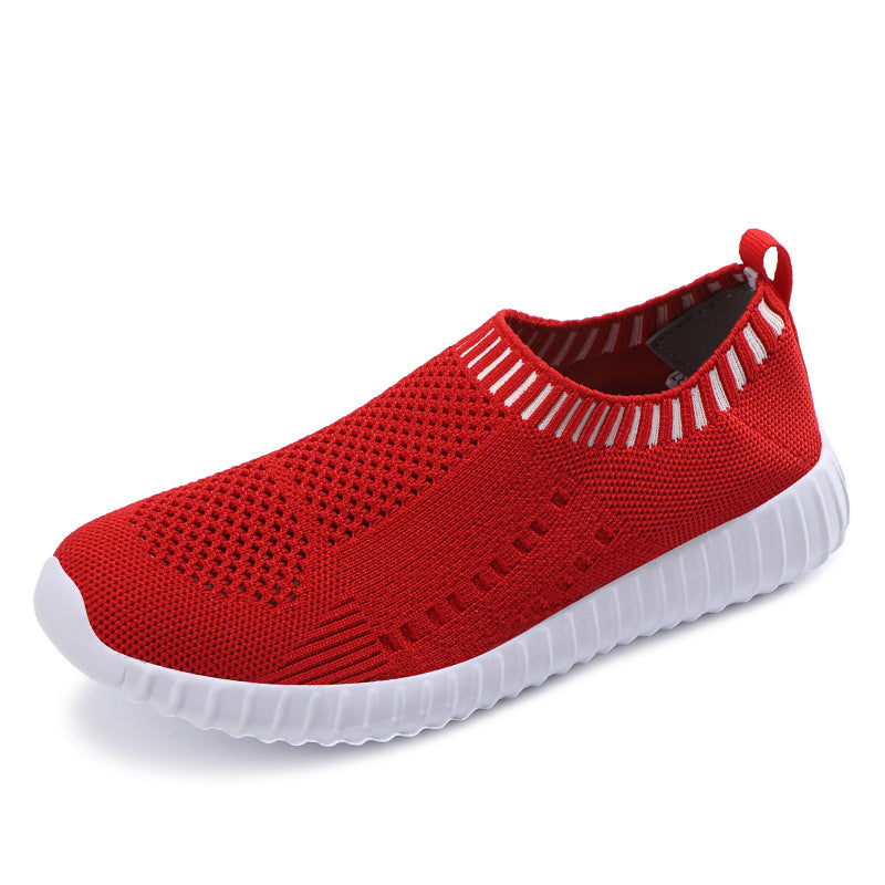 Women’s Athletic Trainers - Lightweight Slip-On Walking Shoes, Breathable Sneakers