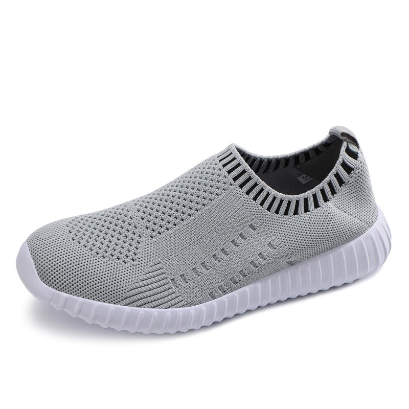 Women’s Athletic Trainers - Lightweight Slip-On Walking Shoes, Breathable Sneakers