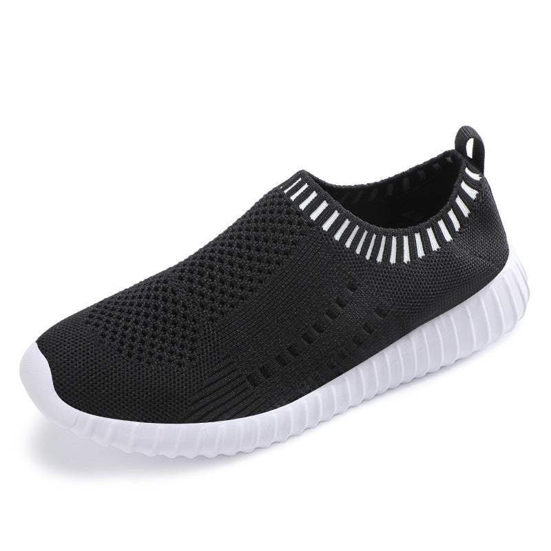 Women’s Athletic Trainers - Lightweight Slip-On Walking Shoes, Breathable Sneakers