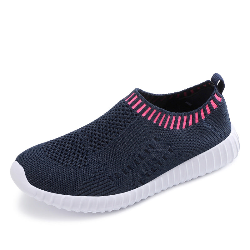 Women’s Athletic Trainers - Lightweight Slip-On Walking Shoes, Breathable Sneakers