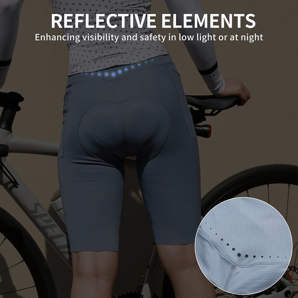Women’s Cycling Shorts with Sponge Padding – Anti-Pilling
