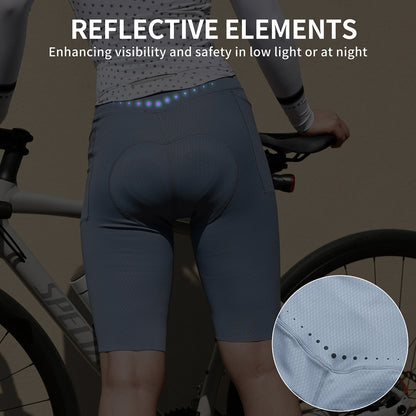 Women’s Cycling Shorts with Sponge Padding – Anti-Pilling