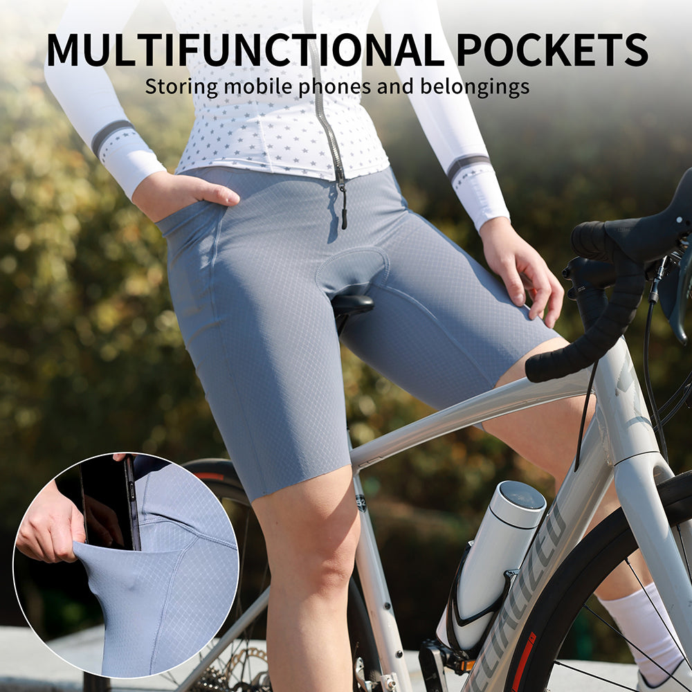 Women’s Cycling Shorts with Sponge Padding – Anti-Pilling