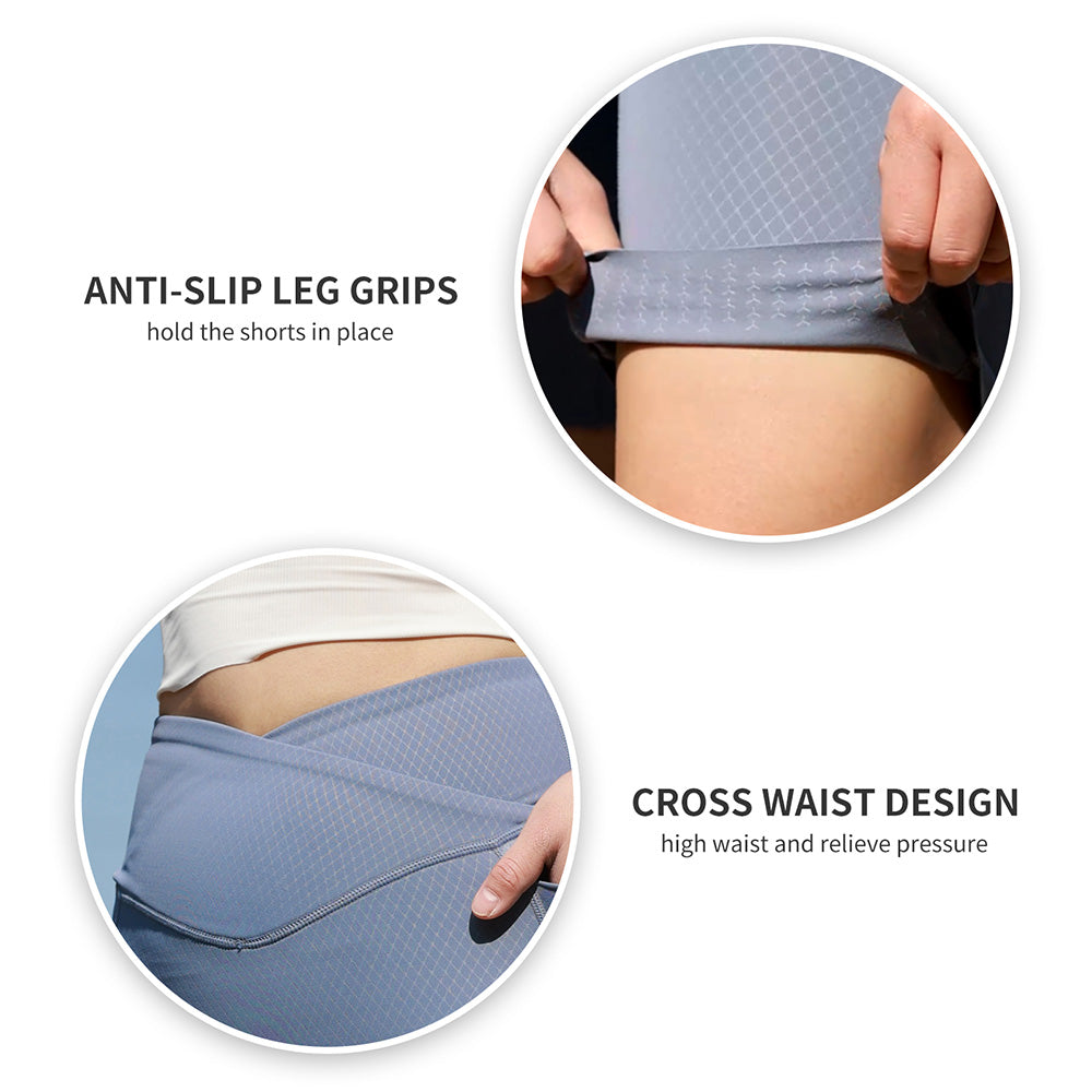 Women’s Cycling Shorts with Sponge Padding – Anti-Pilling