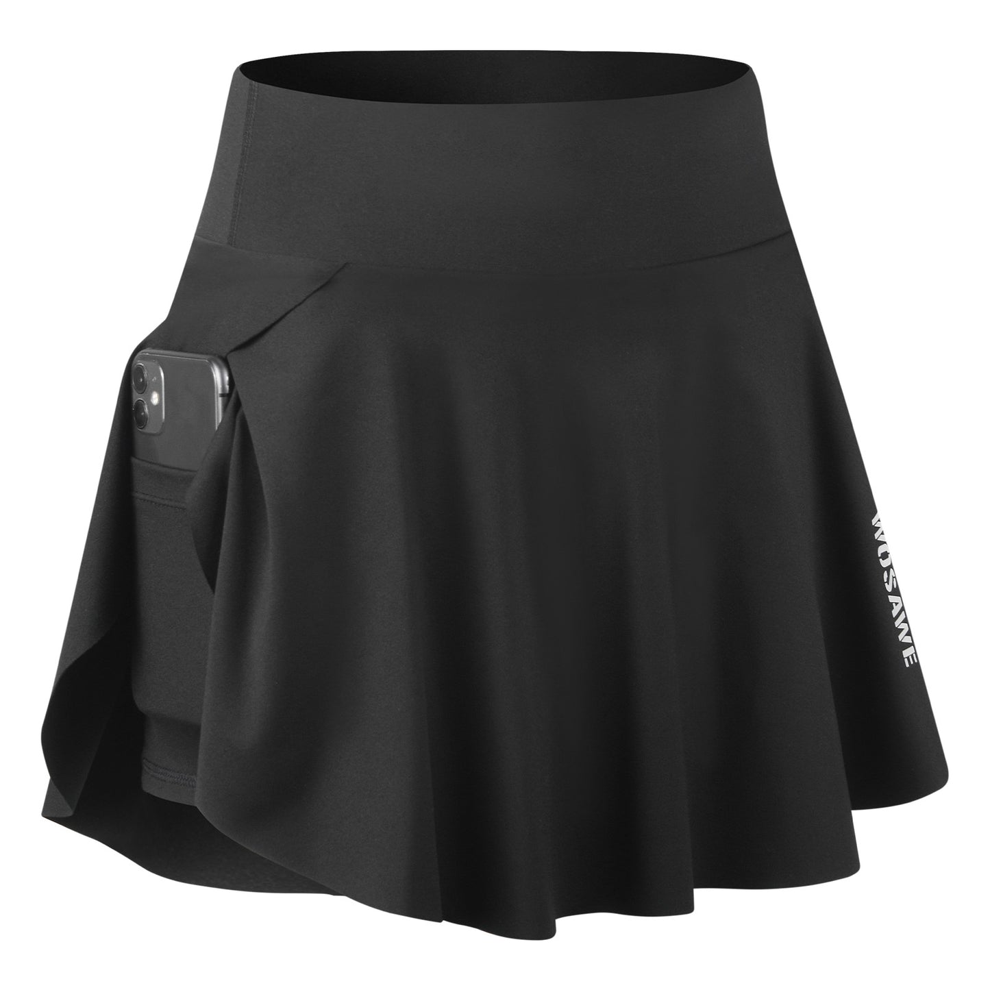 Women’s Cycling Skirt with Padded Shorts – High Waist, Breathable & Lightweight