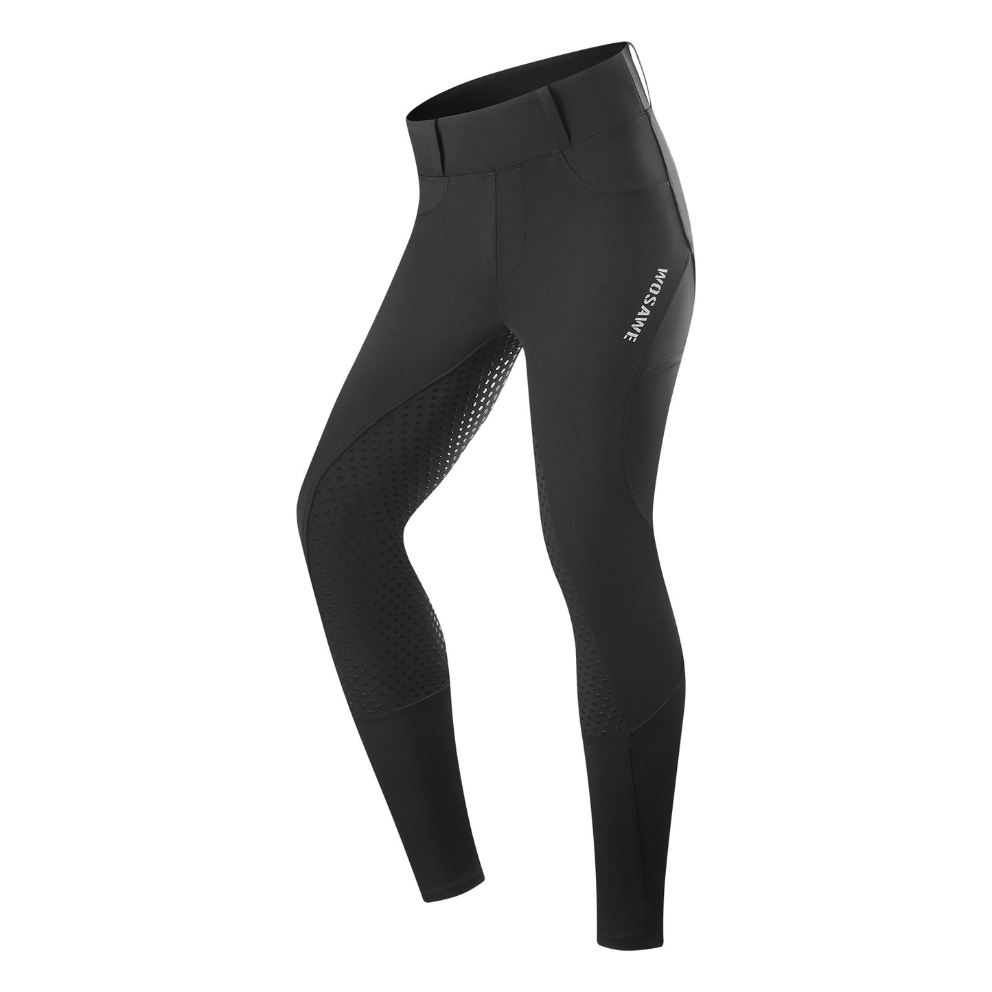 Women’s Full Seat Riding Breeches with Pockets – High Waist Stretch Equestrian Pants