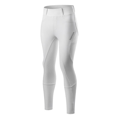 Women’s Full Seat Riding Breeches with Pockets – High Waist Stretch Equestrian Pants