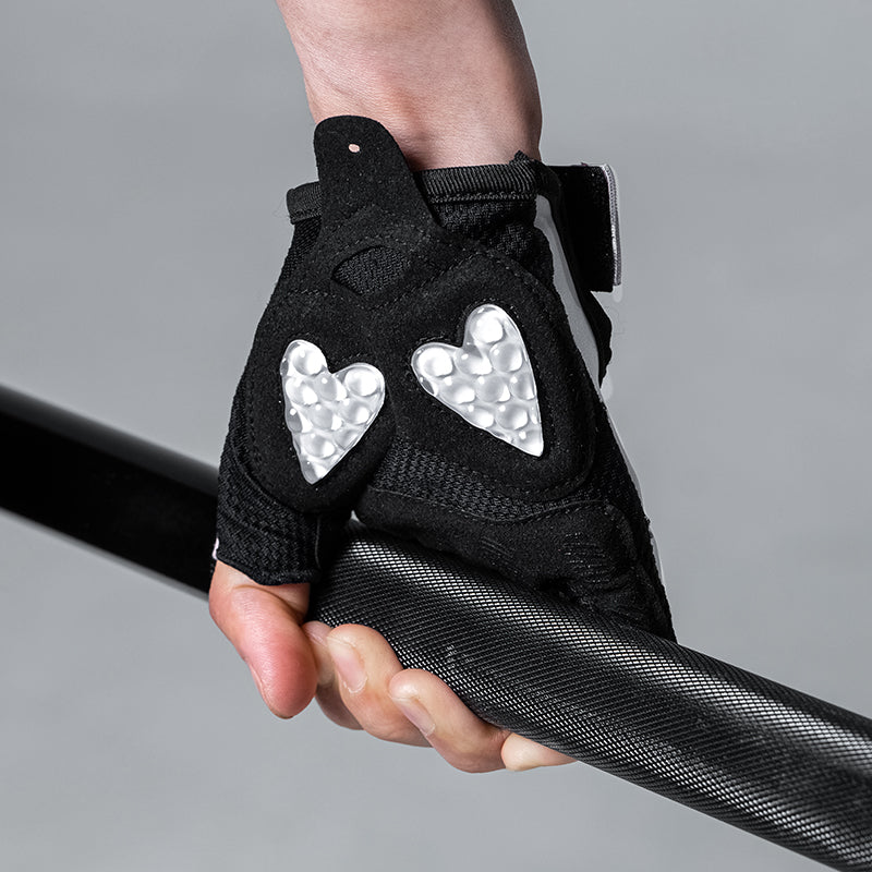 Women’s Half Finger Fitness Gloves with Silicone Padding