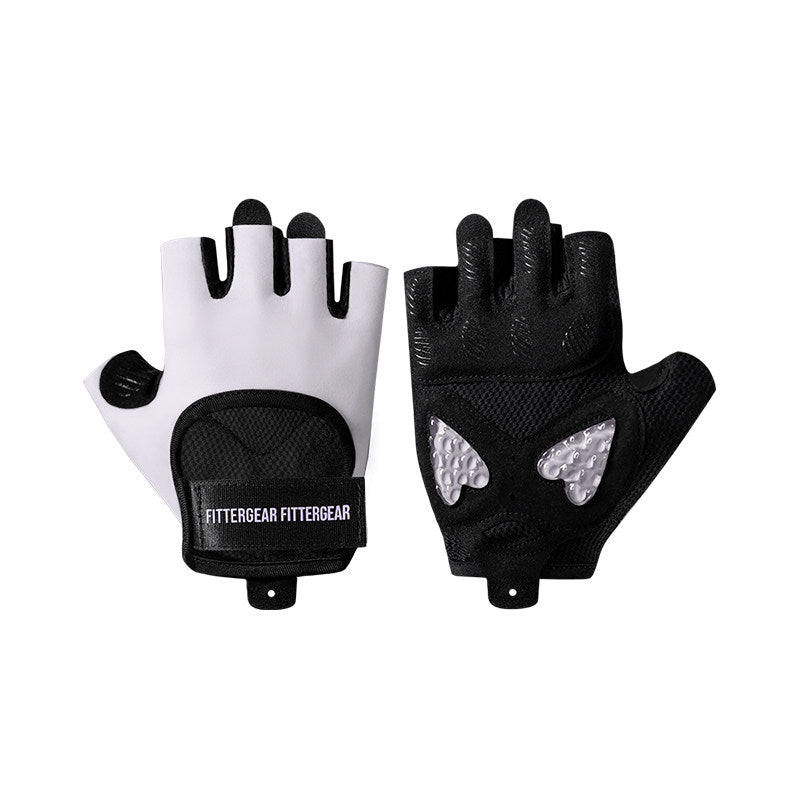Women’s Half Finger Fitness Gloves with Silicone Padding
