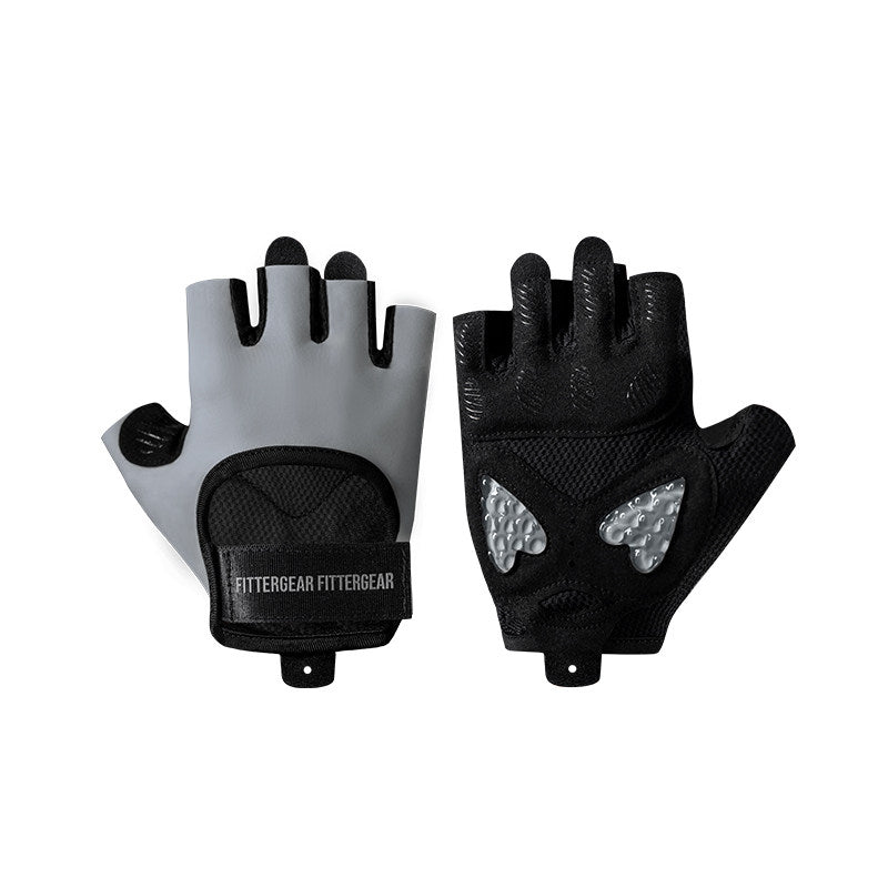 Women’s Half Finger Fitness Gloves with Silicone Padding