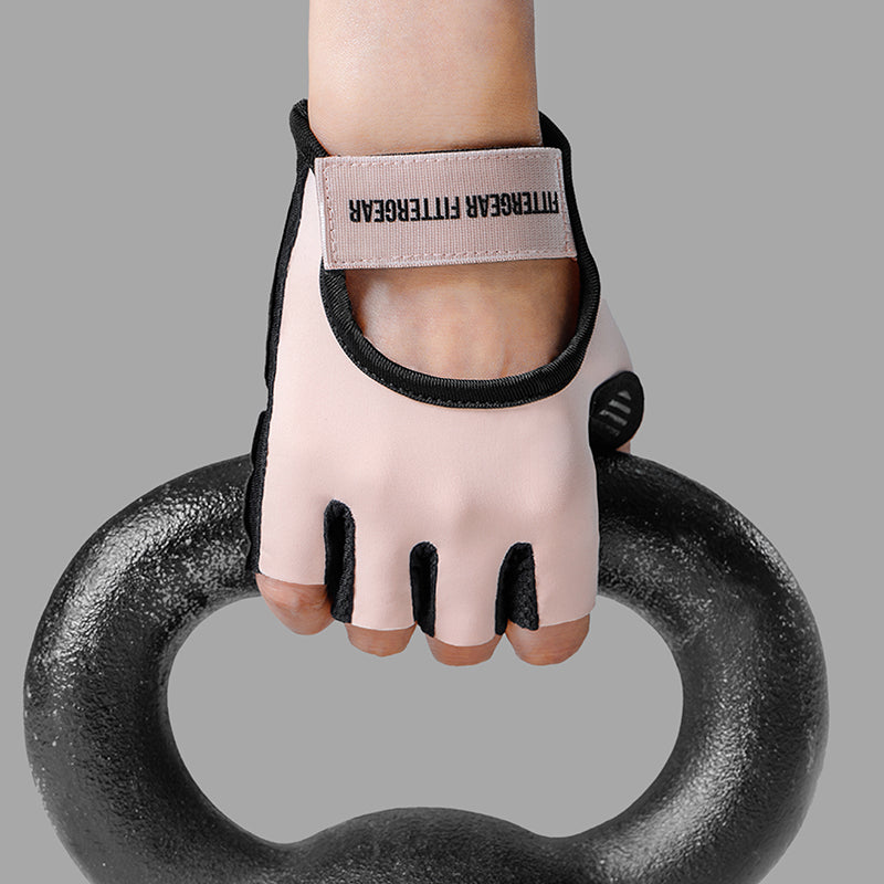 Women’s Half Finger Fitness Gloves with Silicone Padding