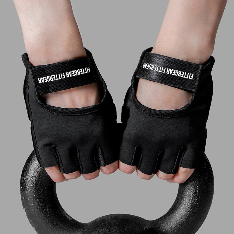 Women’s Half Finger Fitness Gloves with Silicone Padding